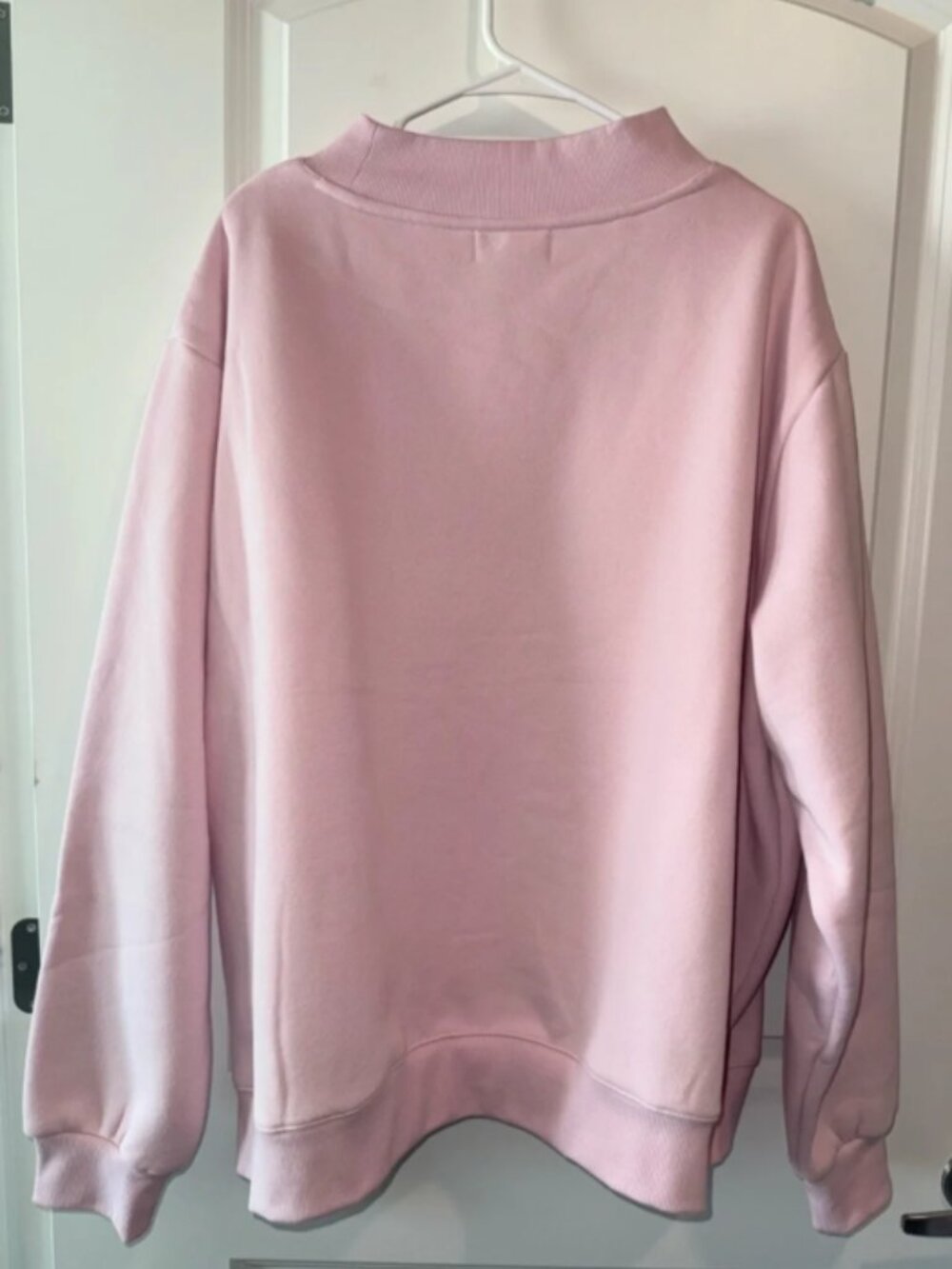 PARKE Fleece Varsity Mockneck in Sprinkle - Picture 4 of 4